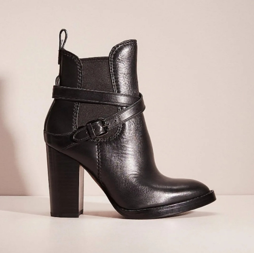 Coach Jackson Ankle Bootie in Black Size 10 Reworked
